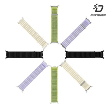 手錶錶帶 DUX DUCIS SAMSUNG 三星 Galaxy Watch 8 YE 尼龍編織錶帶 手錶帶 表帶 回環表帶 長度自由調整【愛瘋潮】