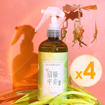 96.5%以上大自然成份的 招福平安淨化環境噴霧 300g（四瓶）