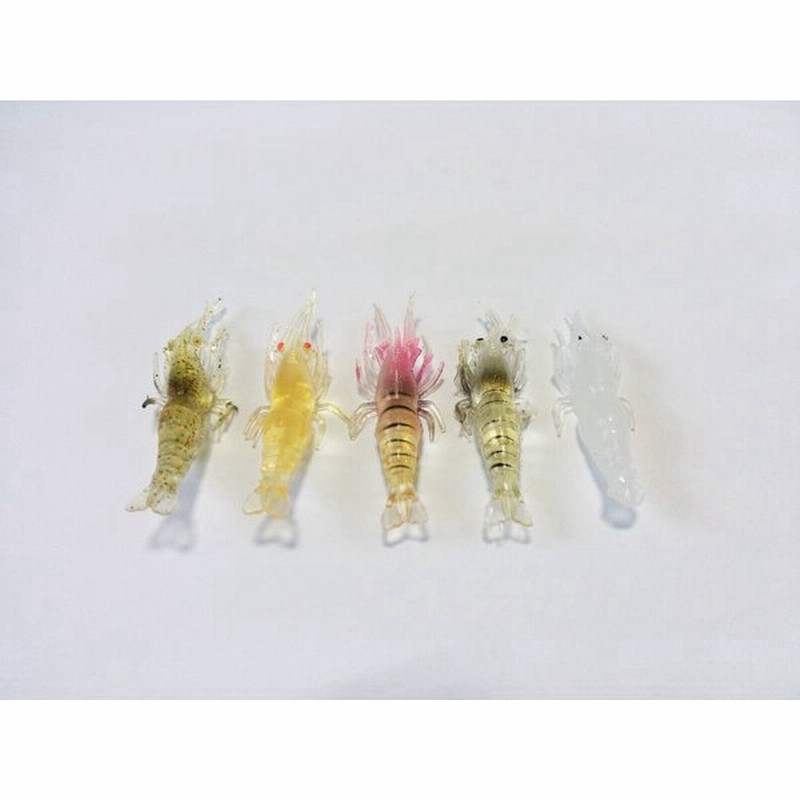 カラフル スジエビ ワーム ソフトルアー 4 5cm 5本 セット ブラックバス ナマズ クロダイ マダイ シーバス スズキ ハタ ソイ カサゴ 根魚 通販 Lineポイント最大0 5 Get Lineショッピング