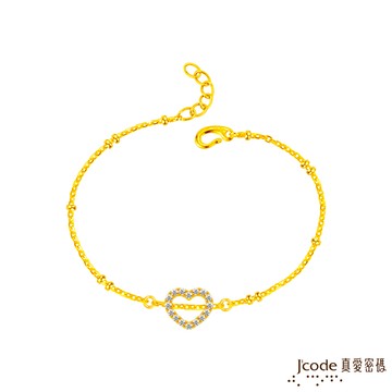 J’code真愛密碼金飾 霞海城隍 串起愛黃金手鍊