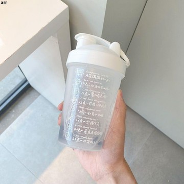 2023搖搖杯💕網紅搖搖杯小容量小巧塑料杯女可愛便攜健身杯子蛋白搖粉杯帶刻度