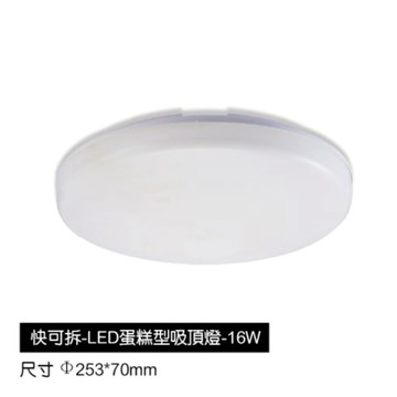 HappyBright LED 16W IP54 蛋糕吸頂燈