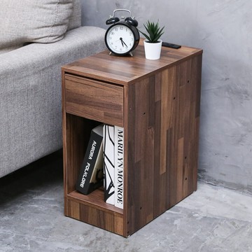 mit低甲醛雙插座單抽附插座床頭櫃 櫃子 邊櫃 收納櫃 置物櫃 茶几 bo043