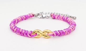 寶麗金珠寶-黃金無限造型手鍊