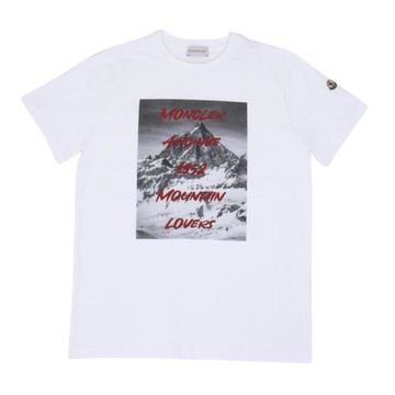 Moncler Enfant Kids logo 印花 T-Shirt