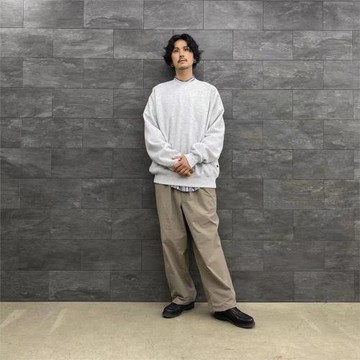 青年純色基礎套頭衫加絨PIER39 TECH FREEDOM CREW NECK圓領衛衣