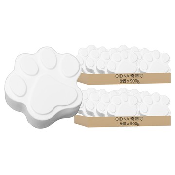 QIDINA 奇蒂可 MIT 二代看的見濕度的腳掌珪藻土  900g  16個