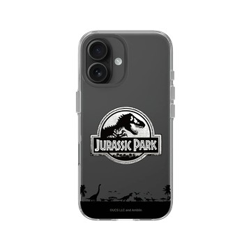 iPhone 16 Clear Case（相機按鈕） 透明 - Jurassic Park/ Jurassic World - 恐龍遷移