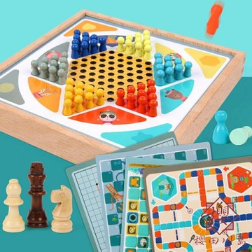 桌遊五子棋大冒險游戲棋類玩具【櫻田川島】