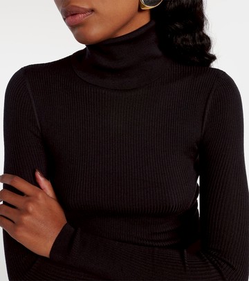 Saint Laurent Cashmere, wool and silk turtleneck sweater