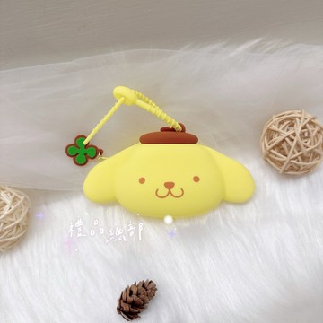 【禮品總部】現貨|實拍 布丁狗零錢包 正版 布丁狗矽膠零錢包 布丁狗零錢包吊飾 零錢袋 布丁狗吊飾 三麗鷗 小錢包