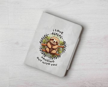 水泥風愛我別走小樹懶iPad筆槽翻蓋式保護套Air 4 5 mini Pro 11