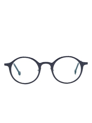 L.A. EYEWORKS - Silo round-frame glasses - unisex - Metal - One Size - Blue