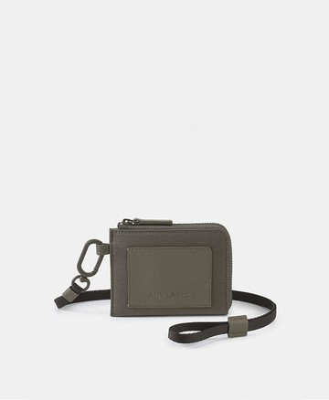 【PORTER INTERNATIONAL】限時7折↘ ADV_007 真皮L型短夾 (灰色/黑色)31038-001