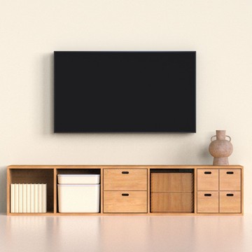 免運 電視櫃 日式電視櫃  日式白橡木色電視柜北歐簡約家具小戶型客廳電視機組合書架儲物柜 可開發票 全館八折 工廠現貨直銷 新品特價 h9029