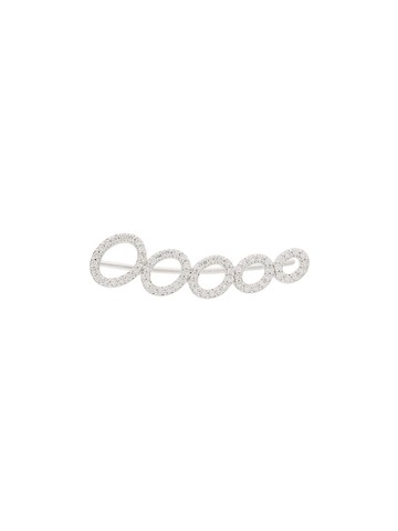 ALINKA - 18kt white gold CLOUD diamond left ear cuff - women - Diamond/18kt White Gold - One Size - Silver