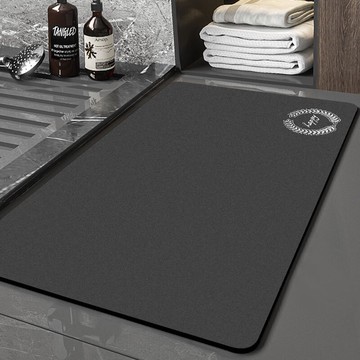 硅藻泥吸水墊 浴室吸水地墊軟硅藻泥衛生間門口防滑腳墊速干洗手間地毯墊子輕奢『XY32872』