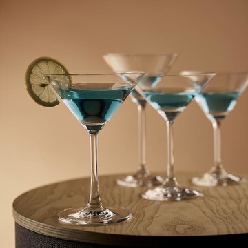 捷克進口無鉛水晶玻璃雞尾酒杯專用酒具三角高腳杯高顏值杯子家用