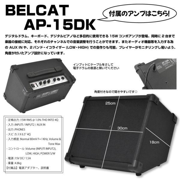 ALESIS(アレシス) NITRO MESH KIT スターターセット   セッティングマット   アンプ BELCAT 