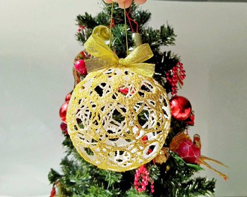 金色聖誕球裝飾、聖誕樹裝飾、大裝飾品、聖誕禮物包裝