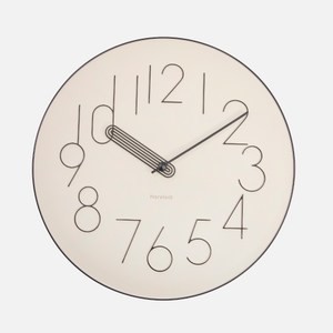 日本INTERFORM Boork壁鐘30.5cm 米