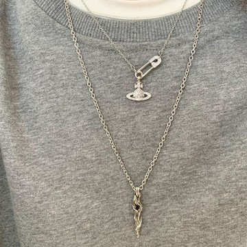 限时下订💞 KENLA 小众设计款浮木项链简约高级感ins风个性百搭叠戴卫衣链 別針項鍊