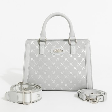 PLAYBOY - 手提包附長背帶  Morning Mist系列 - 銀色/561-1102-82-6