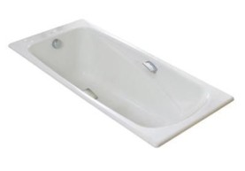 【麗室衛浴】美國KOHLER活動促銷 REPOS系列 崁入式鑄鐵缸 K-18200T-GR-0 含扶手160*75*46CM