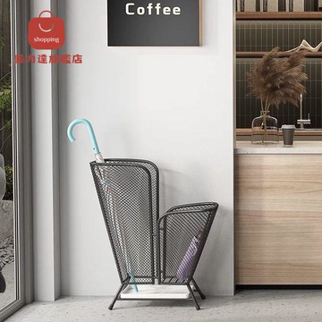 外貿 雨傘收納架 玄關家用門口放傘神器輕奢大堂 商用傘桶 瀝水傘架