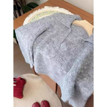 慵懶風翻領休閑設計感小眾顯瘦針織衫早秋新品韓系高級感軟糯毛衣