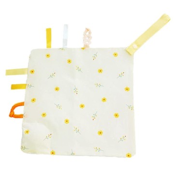 akachan honpo - 安撫手帕-小花-象牙白色 (約20×20cm)