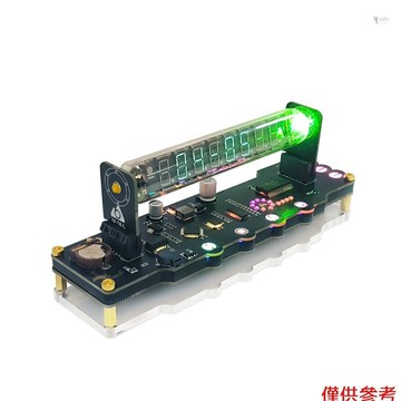 Yot數碼彩屏曲思數碼管時鐘桌面電子時間溫度顯示發光管鬧鐘書桌擺件新奇生日禮物