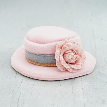 Mayfair (2-Blush Pink & Mist Gray) | Pet Hat