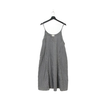 Back to Green-復古夏季洋裝 細肩格紋寬鬆 ds-06//vintage dress