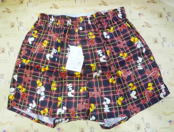 【震撼精品百貨】Winnie the Pooh 小熊維尼~平口褲-維尼紅L