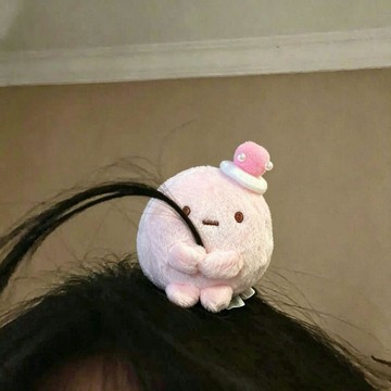🎀biubiu童裝🎀角落生物可愛三色圓子手玉粉圓藍圓黃圓玩偶送好朋友禮物公仔髮卡