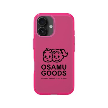 iPhone 16 Clear 粉漾桃 - OSAMU GOODS - 經典系列-LOGO