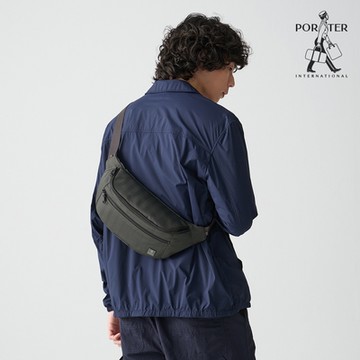 PORTER INTERNATIONAL - 低調奢華MELODY腰包 - 深灰