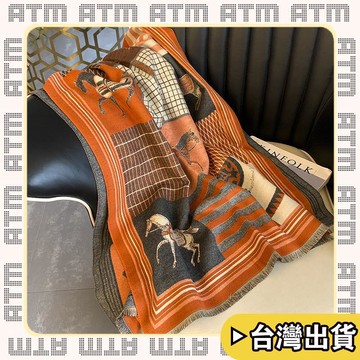 🔥臺灣出貨🔥可開發票✅輕飾時光圍巾女 ins韓日系秋冬季陽光橘色圍巾 百搭氣質保暖圍巾披肩兩用