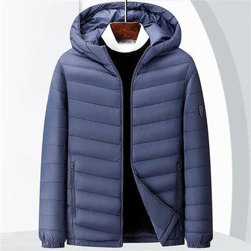 【巴黎精品】真 羽絨90%白鴨絨 羽絨外套鴨絨夾克-極簡輕薄羽絨衣男外套4色a1is89