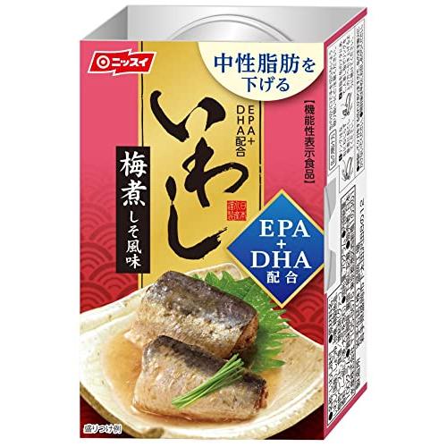 ニッスイ EPA DHA配合 いわし梅煮しそ風味 100g×8個 