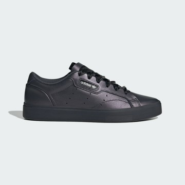Adidas 愛迪達 Sleek W [JS1620] 女 休閒鞋 復古 皮革 流行 黑 百搭