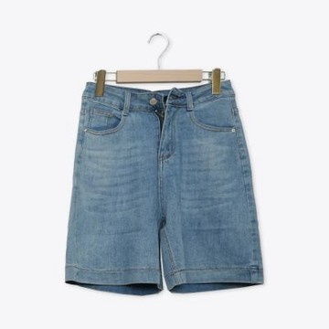 【MASTINA】彈力牛仔五分褲 藍(魅力商品)