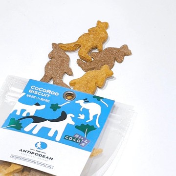 聯名寵物零食 CocoRoo Biscuit 袋鼠小餅乾 40克/包