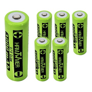 TWHAMMER 焊馬 可充電式鋰單電池 CY- H5110 3000mAh  6個  1入