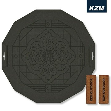KZM 韓式不沾煎烤盤附木把手 K23T3G03