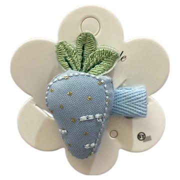 SY(童)造型壓夾-蘿蔔藍 SY13110 安全耐用  1入