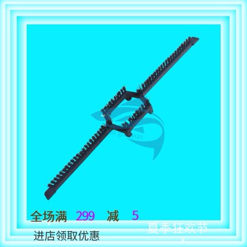 游泳池設備手動吸污機毛刷鋁合金色吸池頭底刷吸污頭刷子配件刷條