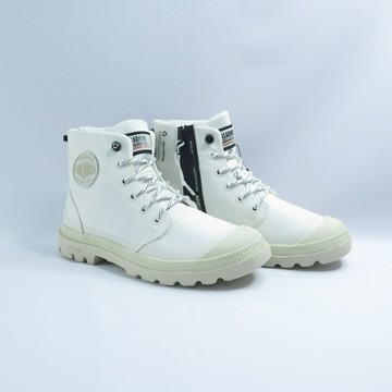Palladium 74066116 PAMPA RCY LT+WP+ZIP 男女休閒鞋 防潑水 星光白
