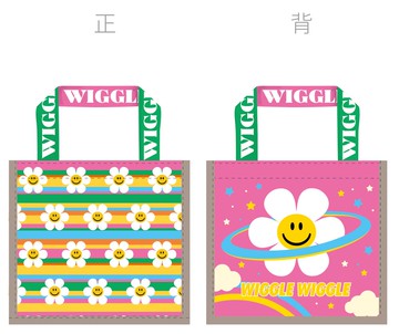 Wiggle Wiggle麻布手提袋-星球小花